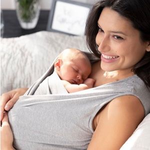 Seraphine skin-to-skin maternity sleeveless wrap top, sz M